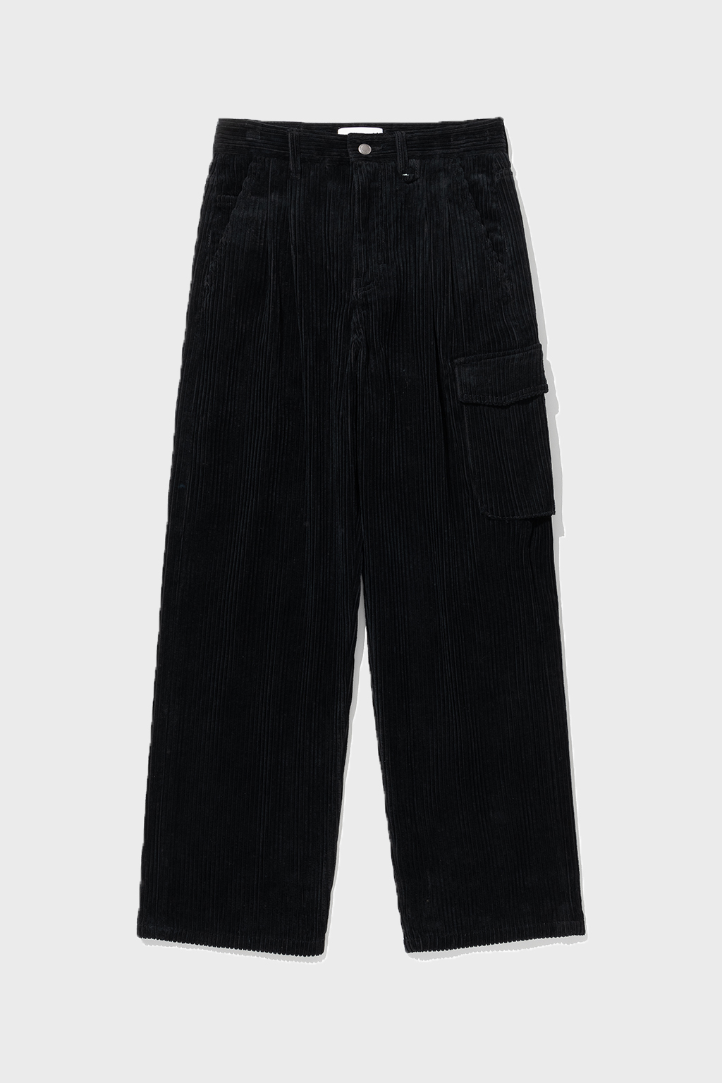 [PRT X FOTTNERS] Two Tuck Corduroy Pants (Black)